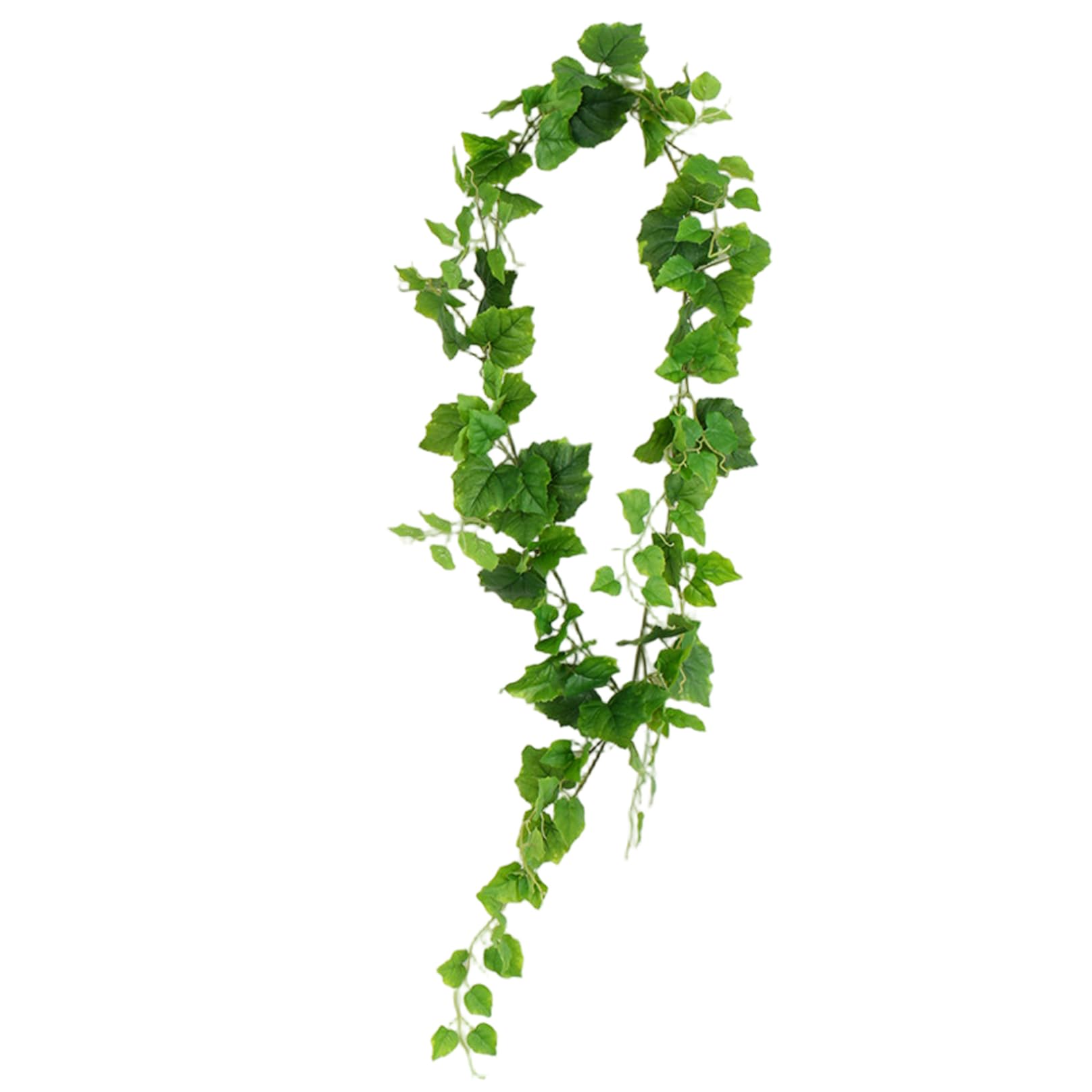 Plante suspendue artificielle feuille de raisin pour balcon et intérieur chaleureux