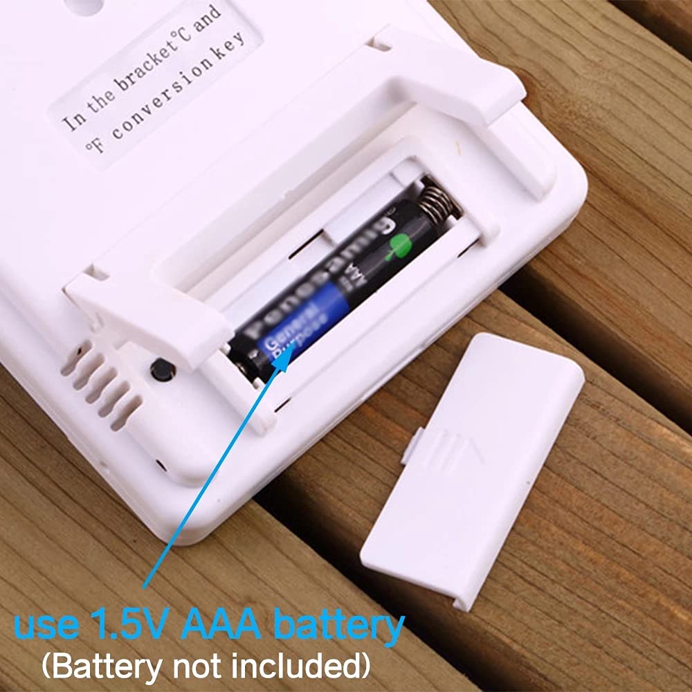 Pokój wewnętrzny LCD cyfrowy termometr elektroniczny higrometr pomiar temperatury miernik wilgotności budzik stacja pogodowa