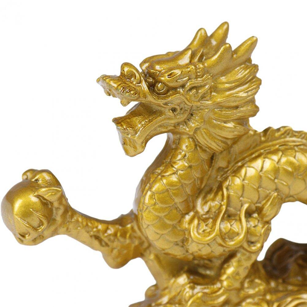 Mooie Gouden Chinese Draak Hoofd Sculptuur Schijnt In De Openbare Chinese Tempel Chinese Draken