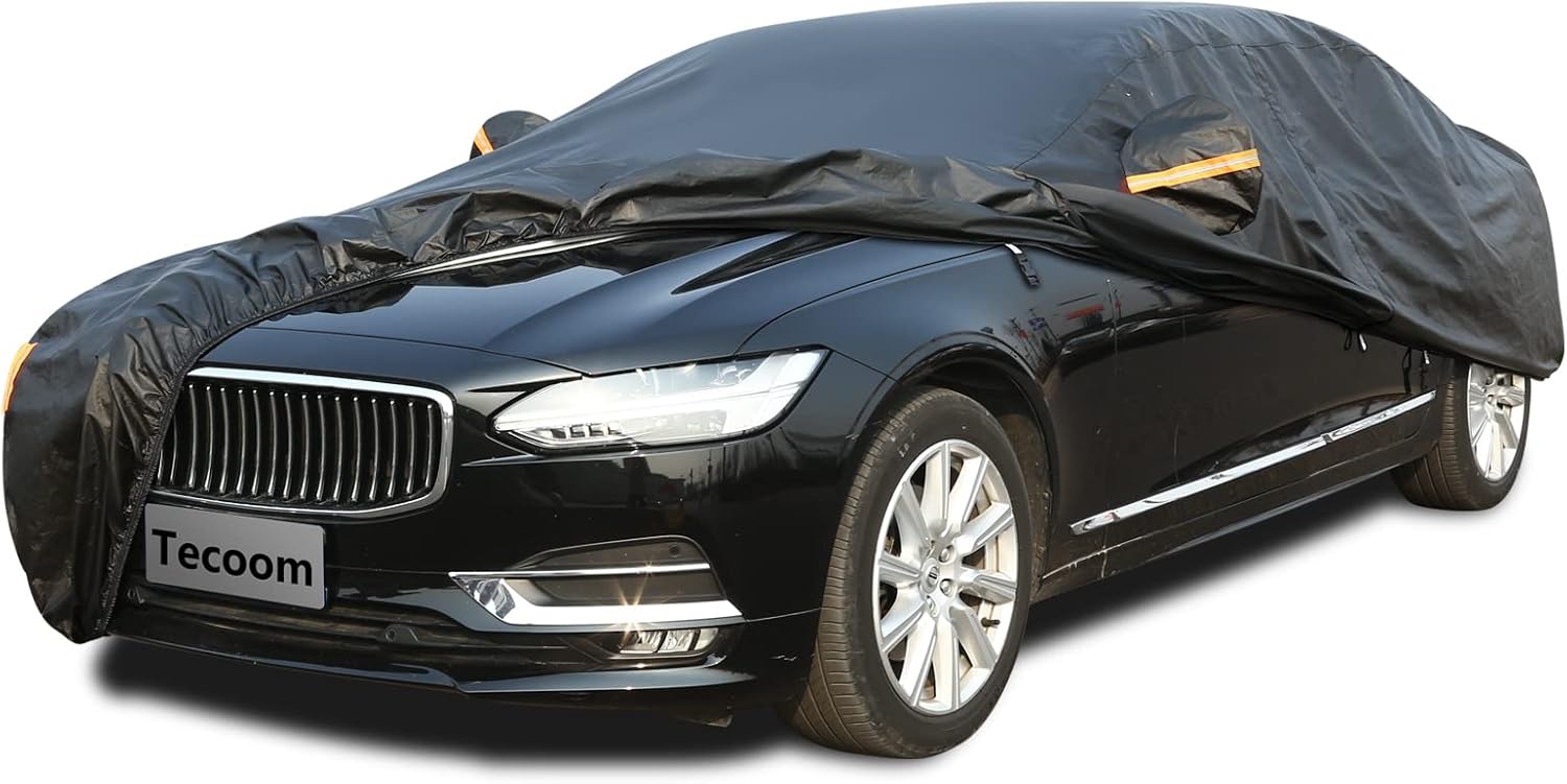 Tecoom Car Cover Waterproof All Weather, Thick Fleece