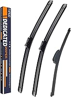 Vista 7 de Juego de hojas de repuesto para limpiaparabrisas, silenciosas, frontales de 22 pulgadas y 22 pulgadas (paquete de 2)