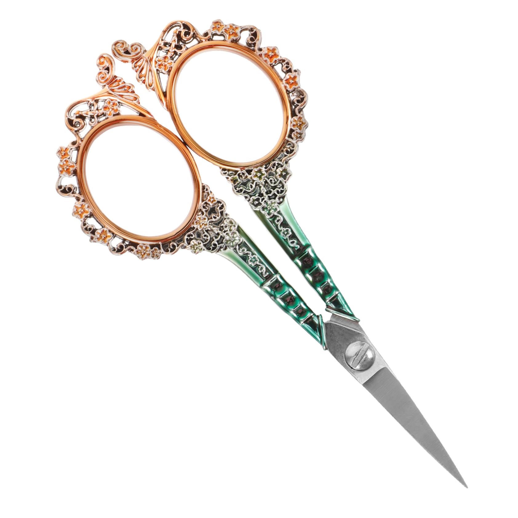 HOMSFOU 4 Pezzi Plum blossom taglio sarto annata Artigianato Forbici ricamo cucito Opere d'arte da ricamo aghi da ricamo Ago per cucire mestiere Accessori da ricamo Acciaio inossidabile