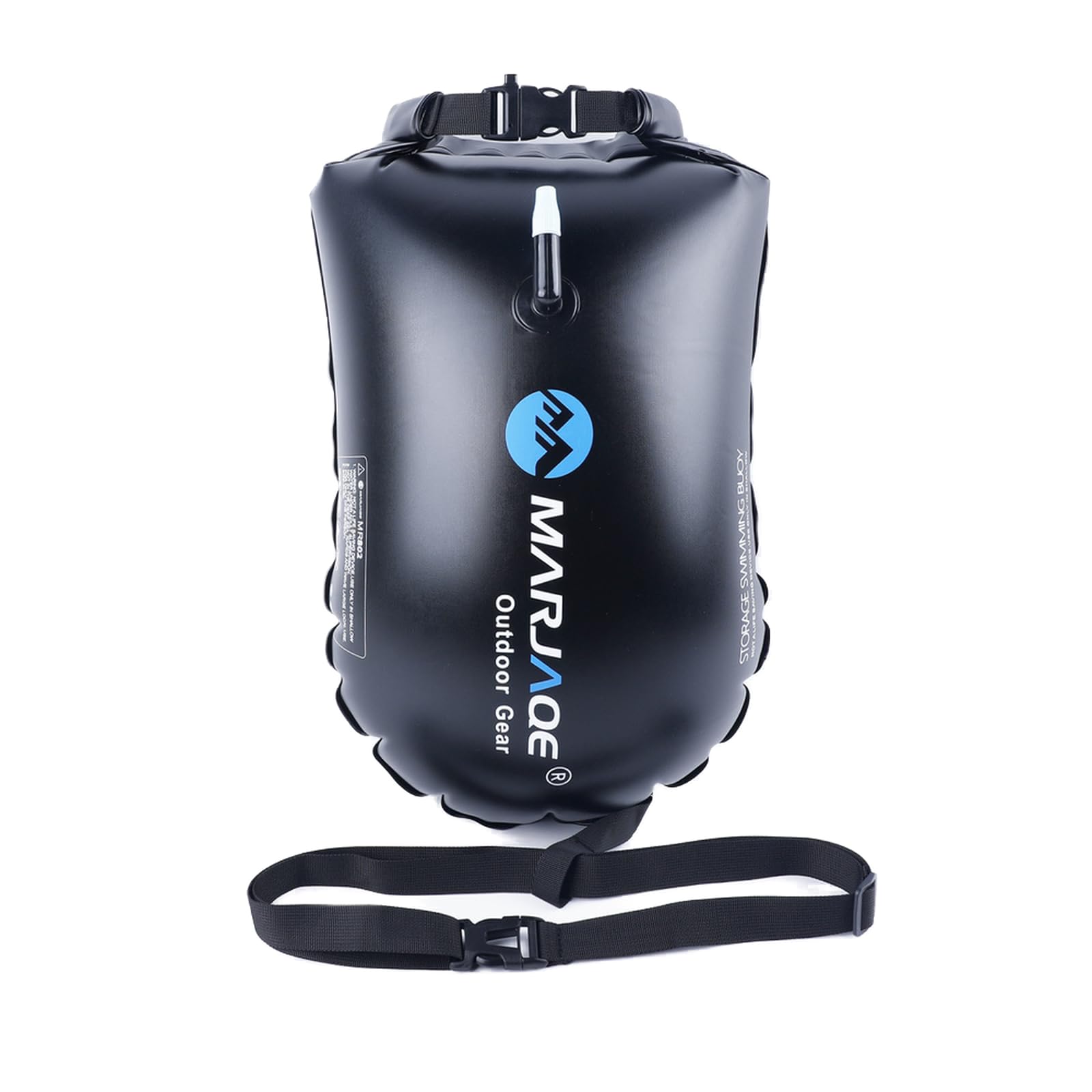 Rnessess Waterproof Dry Bag, Waterproof Backpack Sack, Swim Buoy Float,, Black, Dry Bag