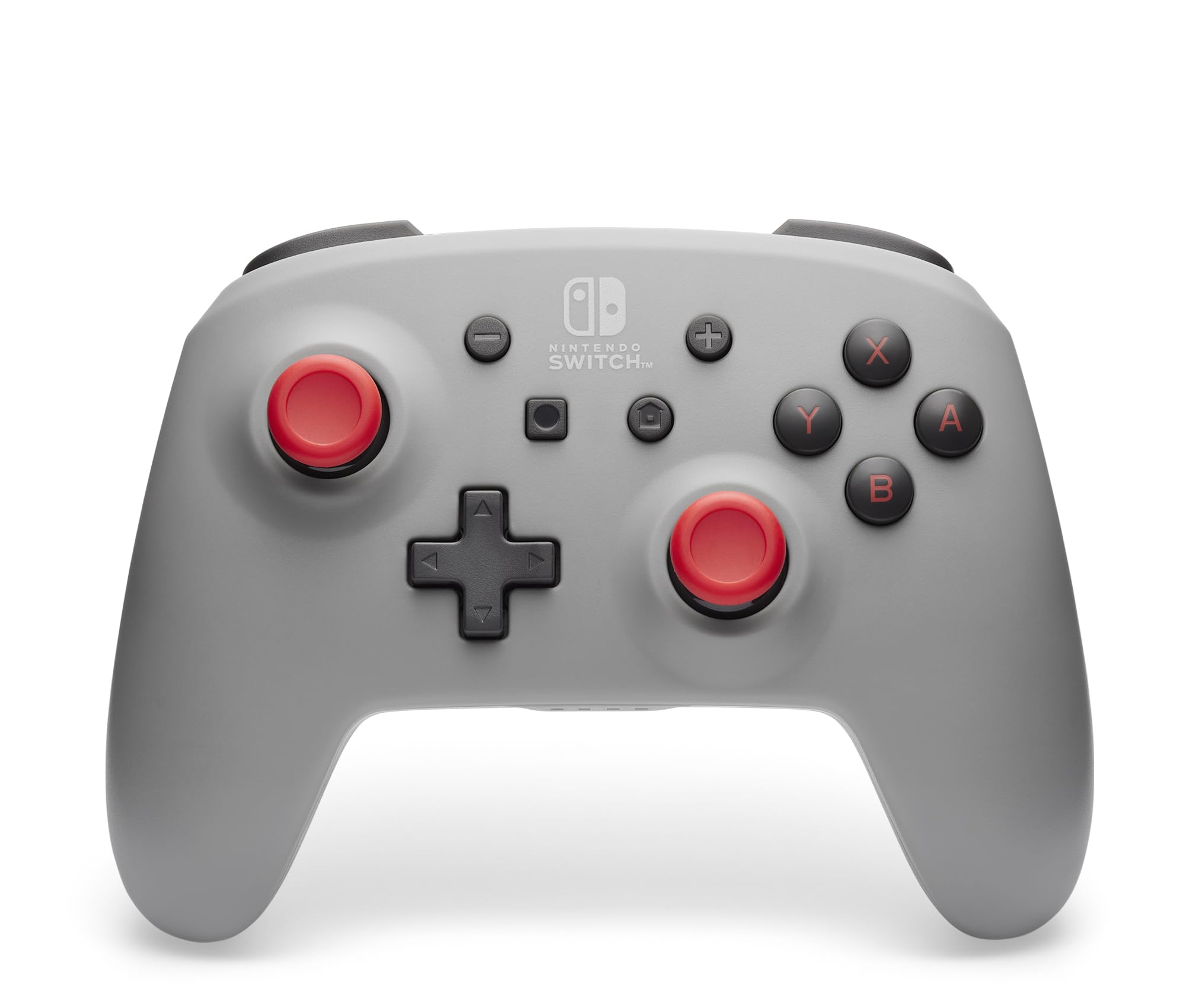 Mando Inalámbrico PowerA para Nintendo Switch - Gris retro, Nintendo Switch - Modelo OLED, Nintendo Switch Lite, mando, mando de juego, mando Bluetooth, controles de movimiento, con licencia oficial