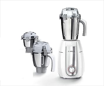 Bosch TrueMixx Style Mixer Grinder MGM8832WIN, 1000 W 3 Jars (White)