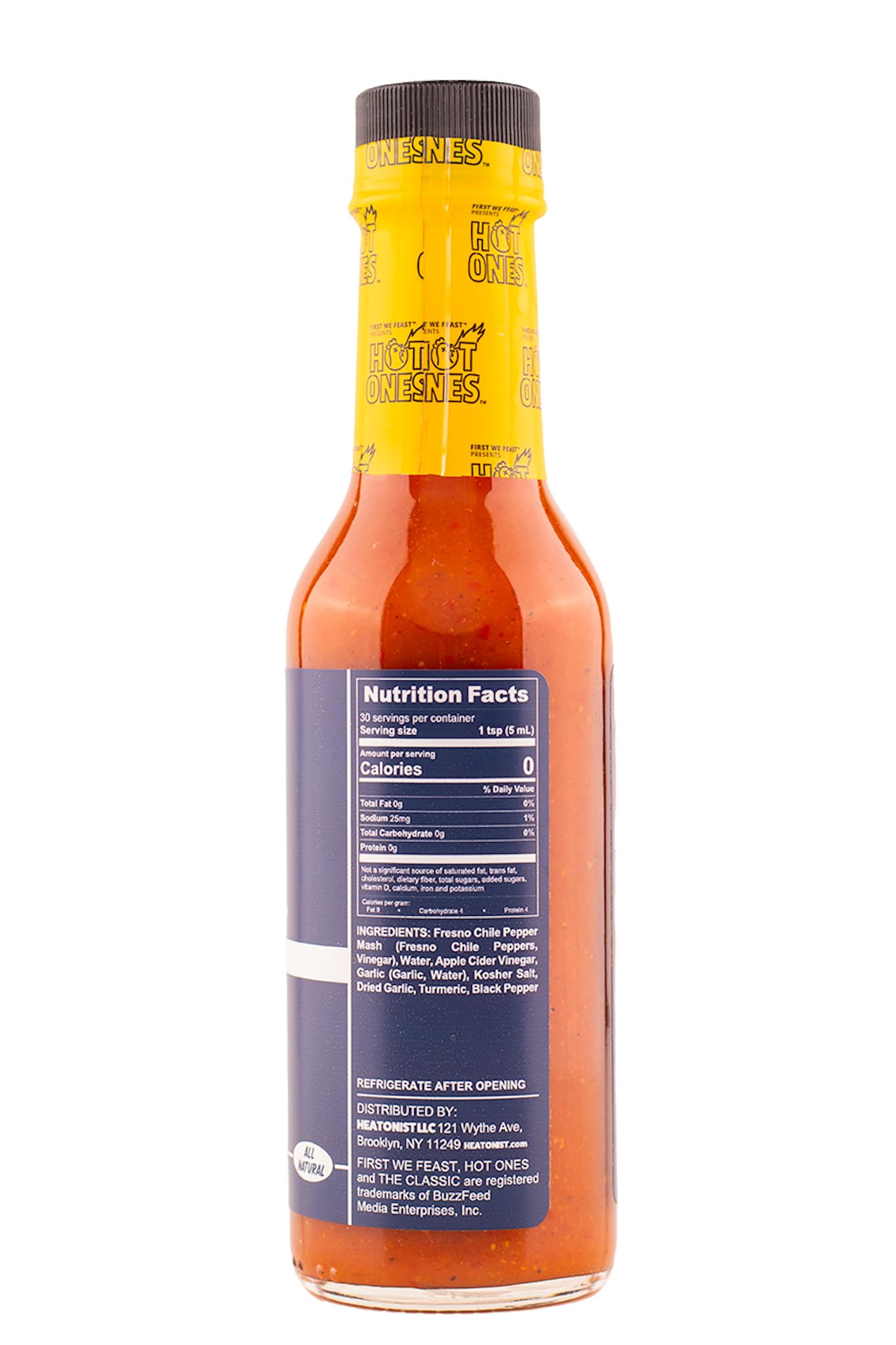 Hot Ones The Classic Aglio Fresno Edition Salsa Calda