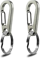 Vista 8 de Clips para placa de identificación para perro, paquete de 2 unidades, clip rápido de acero inoxidable 304 de varios tamaños con anillos/soporte