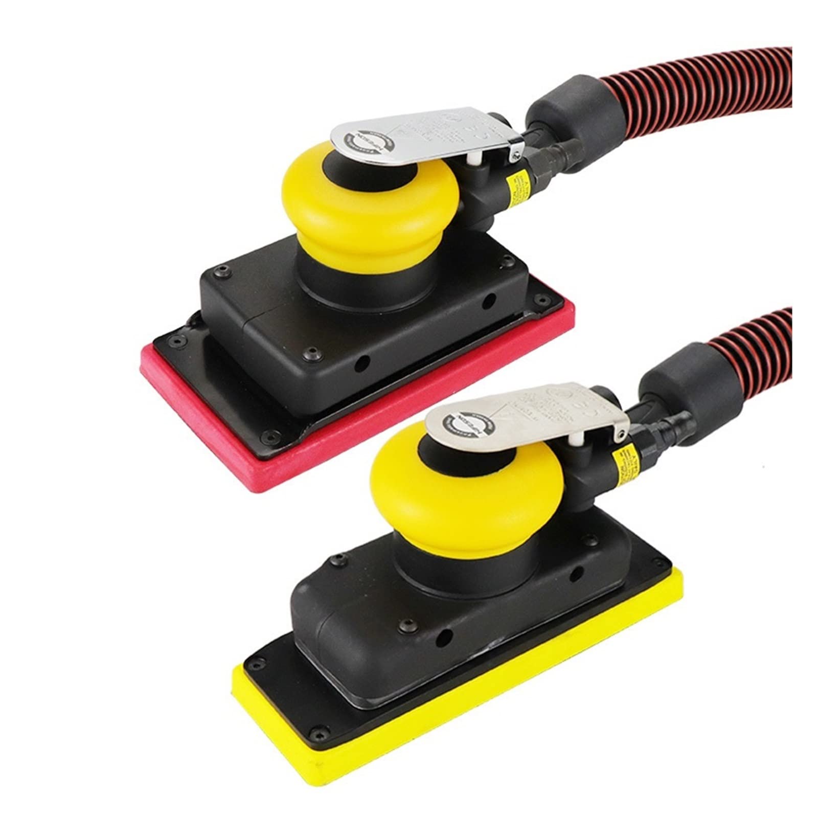 Handheld Metal Burnishing Machine Pneumatic Orbital Sander Air Grinder 88A/98A Vacuum Eccentric Polishing/Grinding Tools ,Wysoka wydajność(70x198MM)