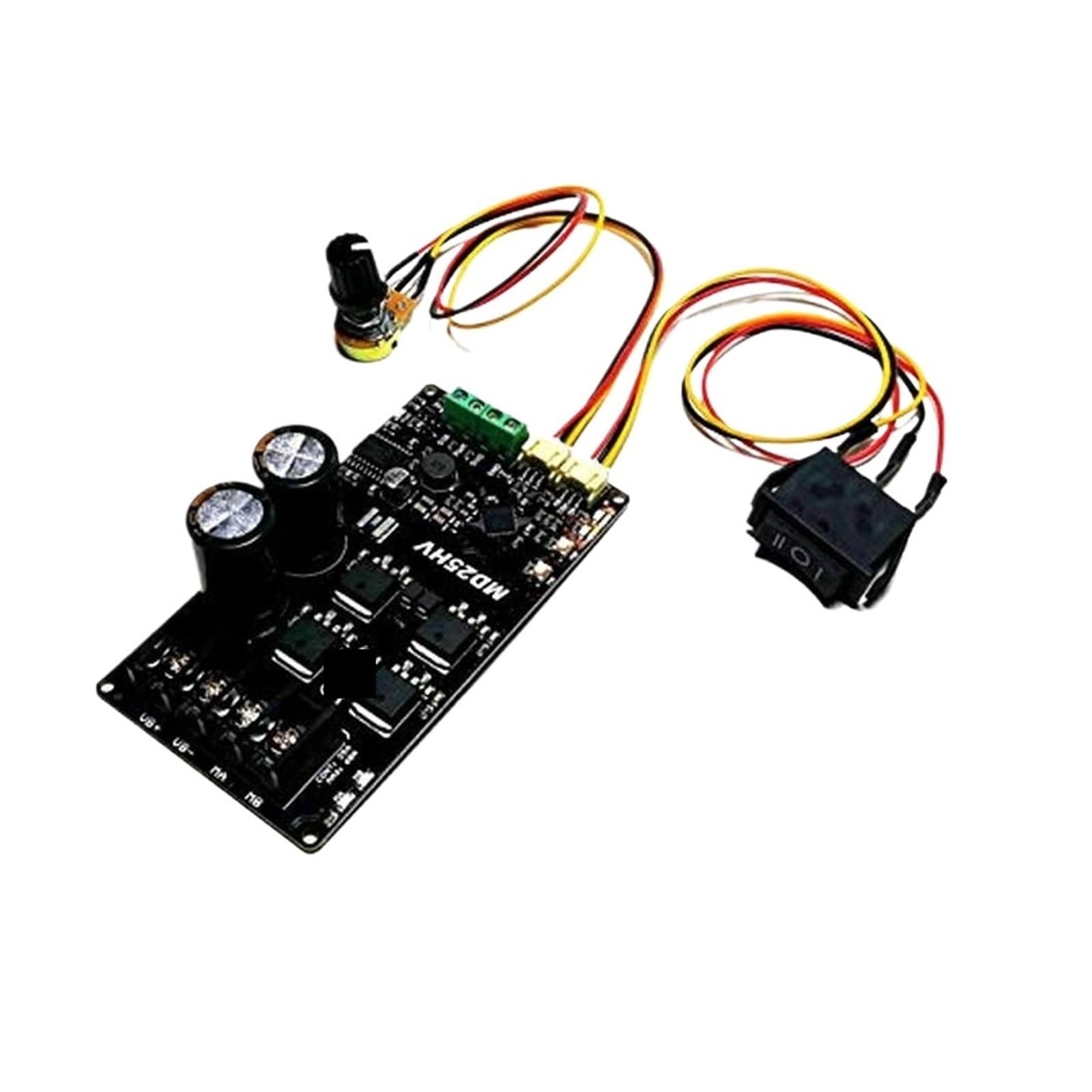 Controlador de velocidad de motor de CC de alto voltaje 25 A y 7-58 V MD25HV