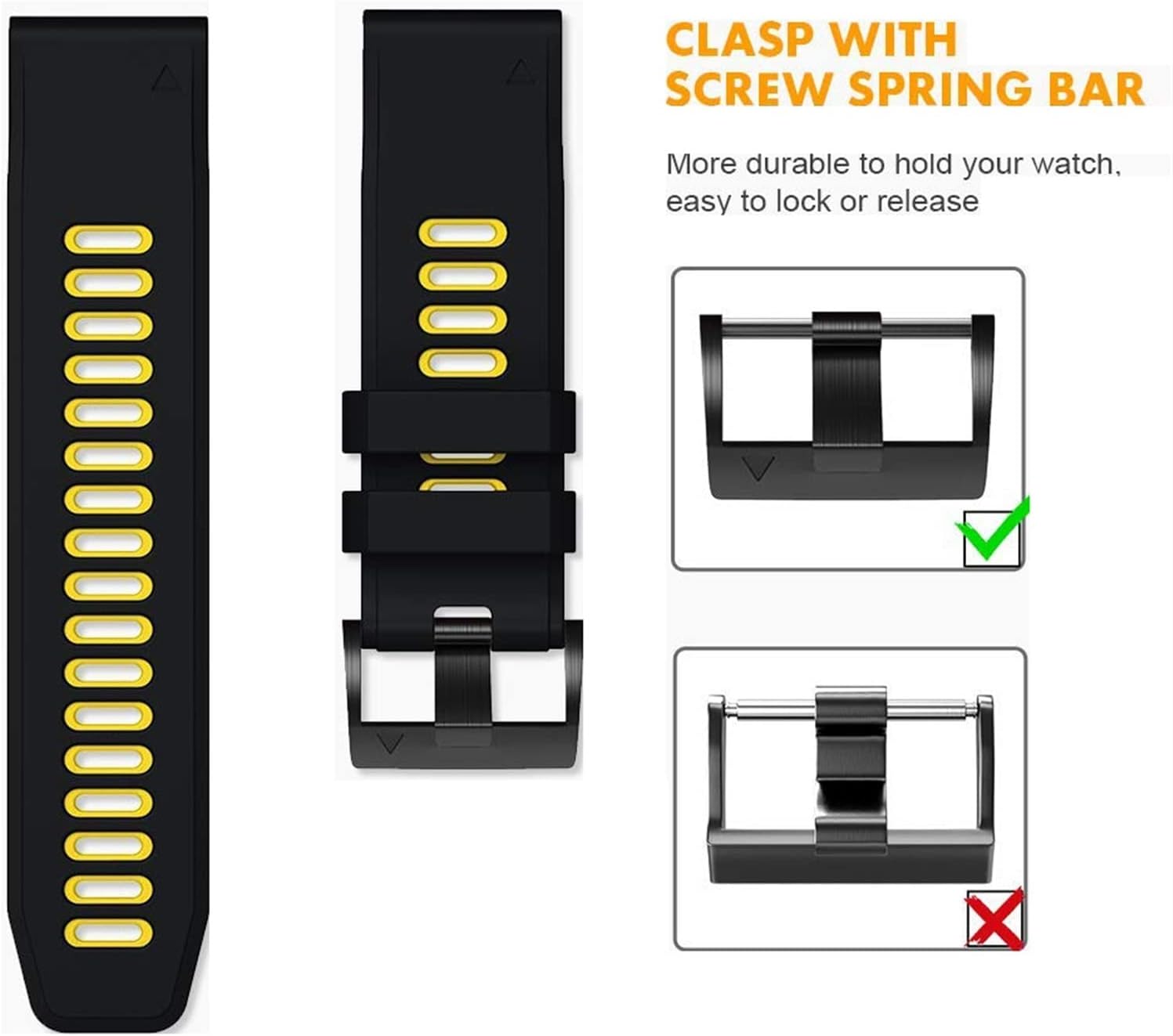 26mm 22mm Silicone Quick Release Wrist Band For Garmin Fenix 7 7X 6X 6X Pro 5X 3 3HR Easyfit Watchband for Garmin Fenix 6 6 Pro Watch