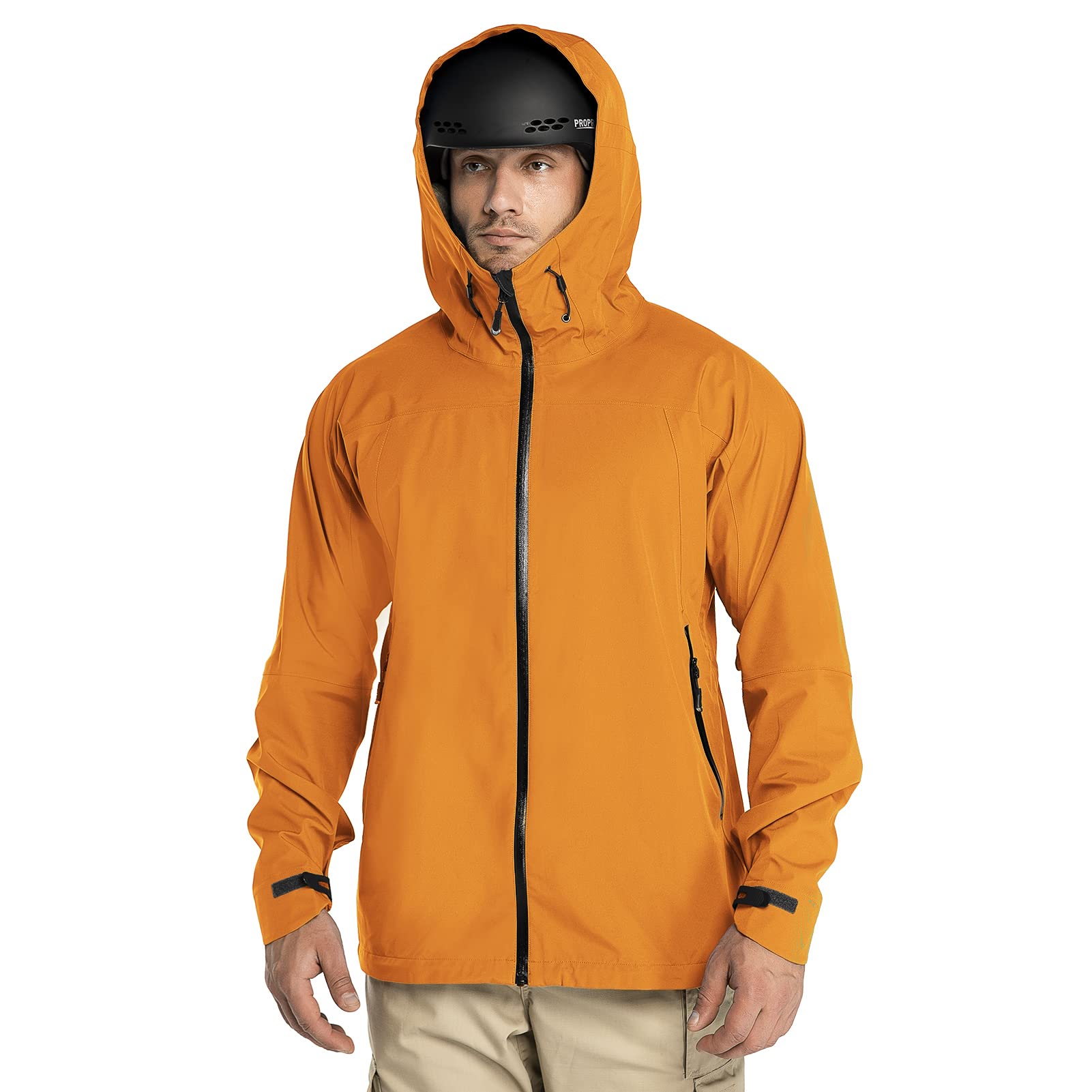33,000ft Kurtka przeciwdeszczowa, męska, wodoszczelna, wiatroszczelna, oddychająca kurtka softshell z kapturem, na wędrówki, kemping