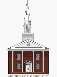 Ouachita Baptist University, Berry Chapel Sticker - Sticker Graphic - Auto Wall Laptop Cell Phone Bumper Sticker - 5" Sticker