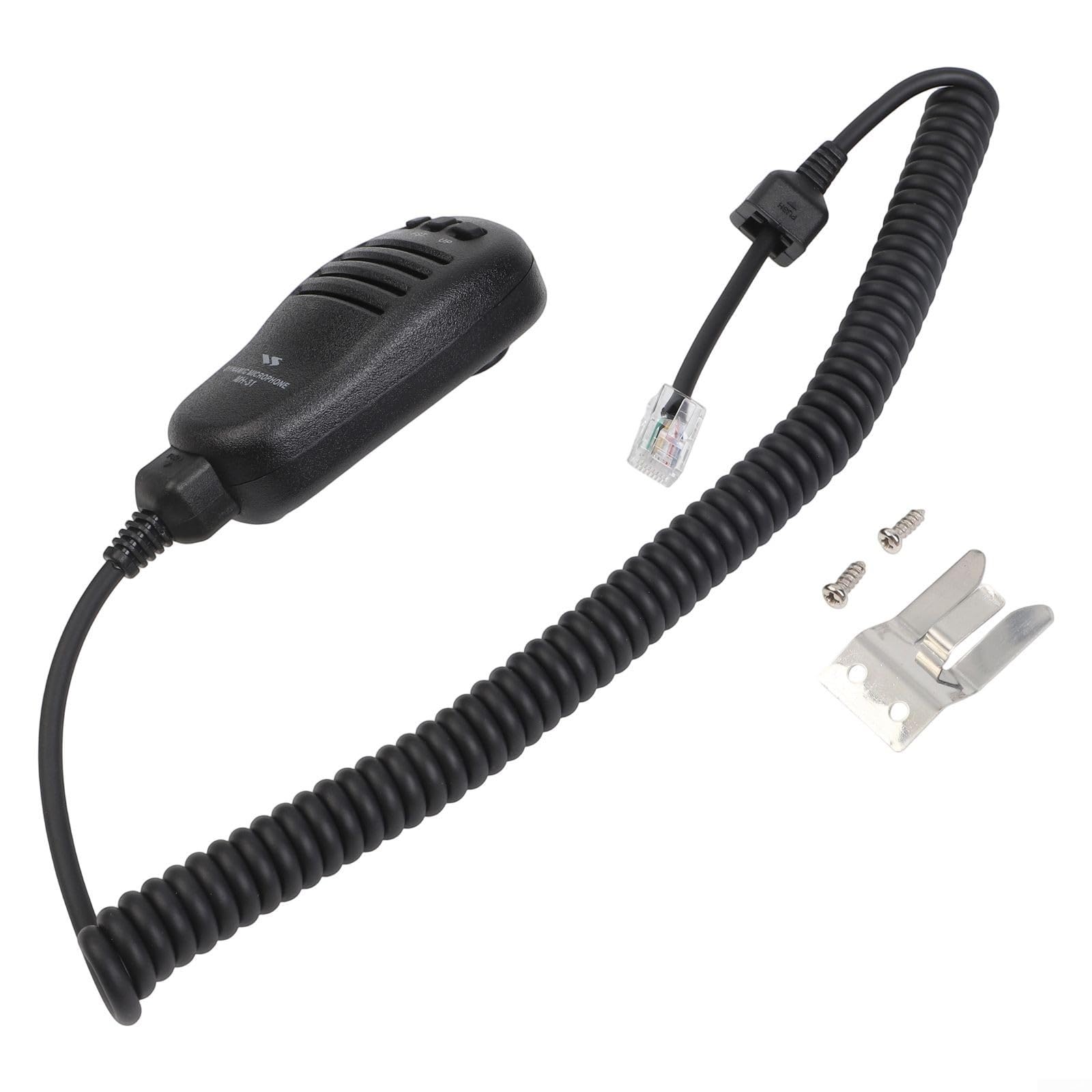 Transmission vocale claire avec le micro portable MH-31A8J pour émetteur Yaesu FT-857D