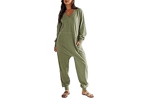 Fall Essential: Women's Cozy Jumpsuit Pajamas