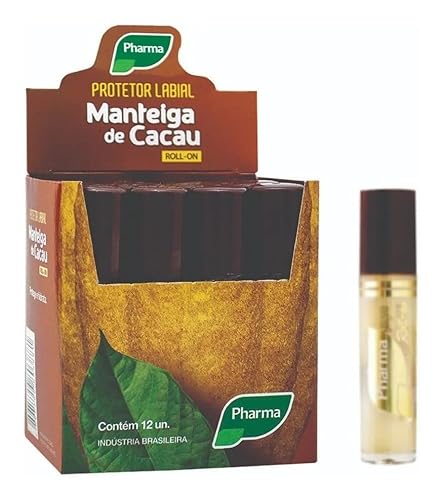 Manteiga de Cacau Roll-on c/12uni protetor labial Pharma