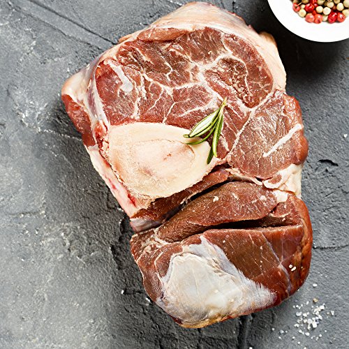 100% Grass Fed Beef Shank 8 Pack – 2lbs Each Pack– Delicious & Healthy Natural Beef Meat, Protein & Omega-3 Rich, Hormone-Free & Non-GMO, Juicy & Ready, Classic American Slow Cooker & Braising Choic