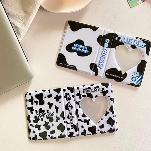 Miniatura 2 de Álbum de fotos de 3 piezas, álbum de fotos de vaca, mini álbum de fotos, marco de fotos para estudiantes, portatarjetas