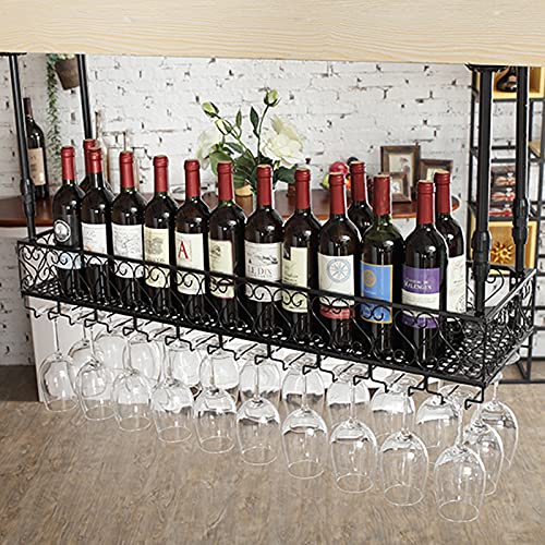 Casier à vin de plafond pour libérer l'espace de votre plan de travail - 2