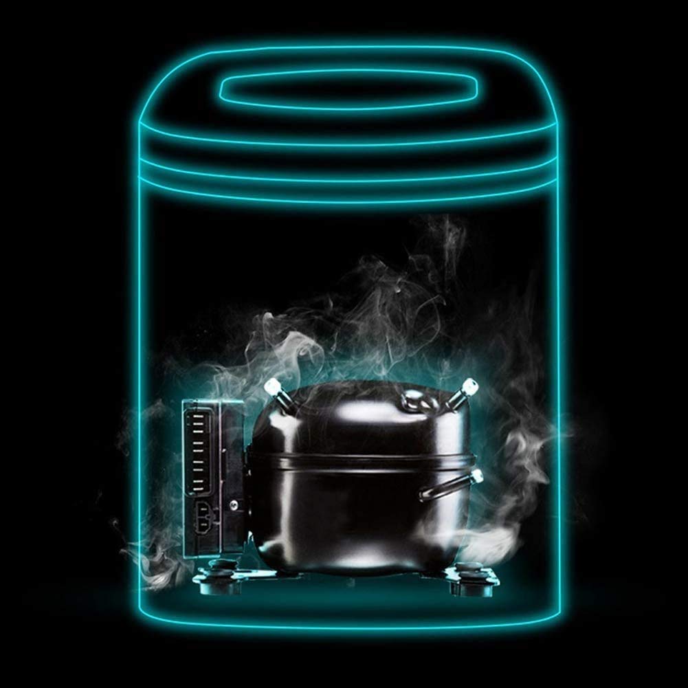 Machine Countertop, 7-9 Min Fast Ice Out,Compact&Light Weight, Independent Automatic Transparent Round Ice on Fridge.com - View 2