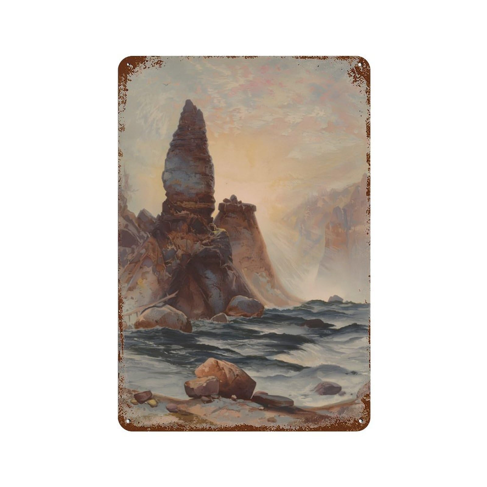 xiaoxiaoshen Thomas Moran (24) Wall Decor Art Metal Tin Poster Modern Home Decor Art Home Bar Shop Decorations Vintage Sign 30x20cm
