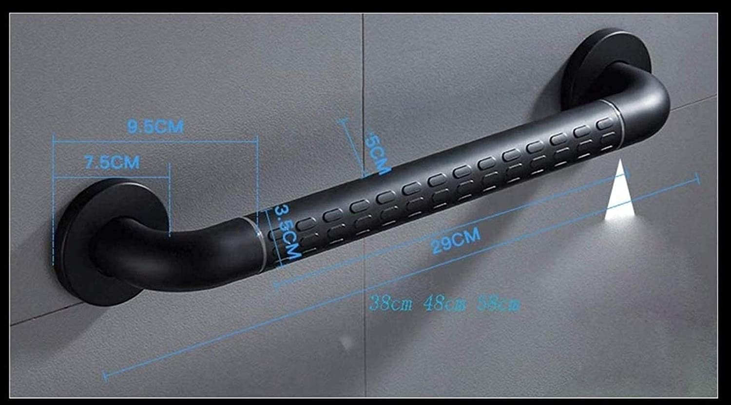 handrail Handles Bathtub Grab Bars Toilet Grab Bars Bathtub Handrail Stainless Steel Antique Iron Support Safety Aid The Elderly Pregnant Women Disabled,Obese/a/*-Large