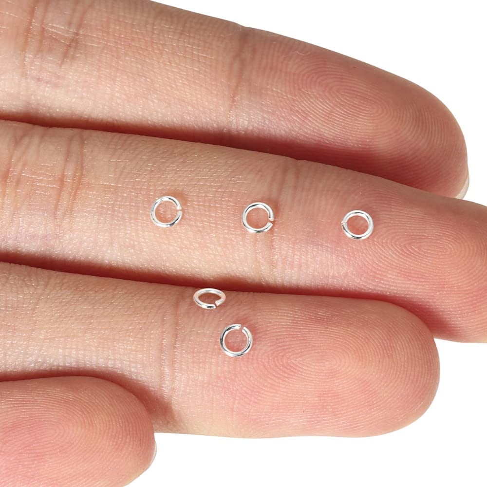 Anelli Aperti In Argento 925 Per Gioielli Fai Da Te - Spessori 2,5mm 3mm 4mm 5mm 6mm