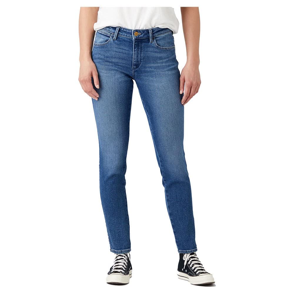 Wrangler Women's Skinny Jeans, Airblue, 40W / 34L