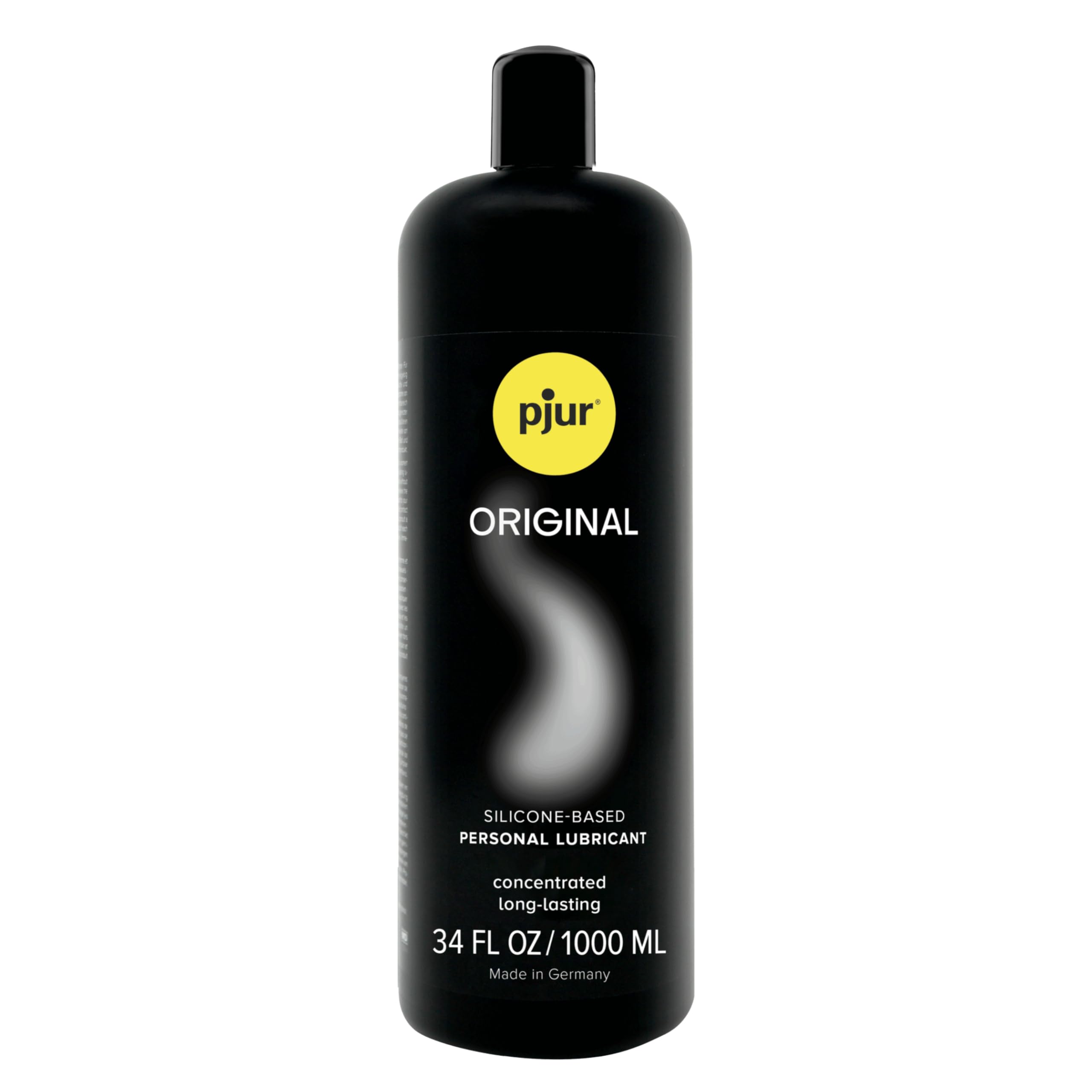 pjur Original Silicone Based Lubricant, Premium Lube for Men, Women & Couples, Odorless, 1L / 34 fl.oz