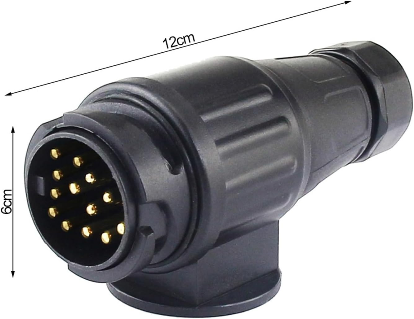 Trailer Hitches, 12V 13 Pin Trailer 13 Pole Electrical Caravan Wiring Connector Towing Bar Socket Adapter Car Truck RV Accessories