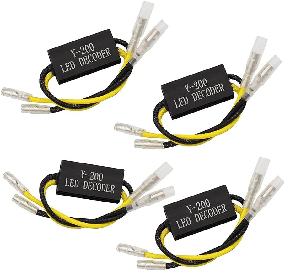 Hojffuue 12V LED Load Resistor LED Decoder LED Indicator Flasher Turn