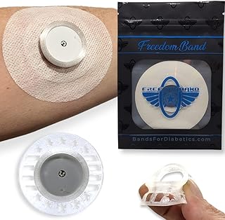 Reusable Flexible Freestyle Guard & Overlays for Libre 1 & 2 Transmitter Patch Guard Sensor Shield Cover (Clear)