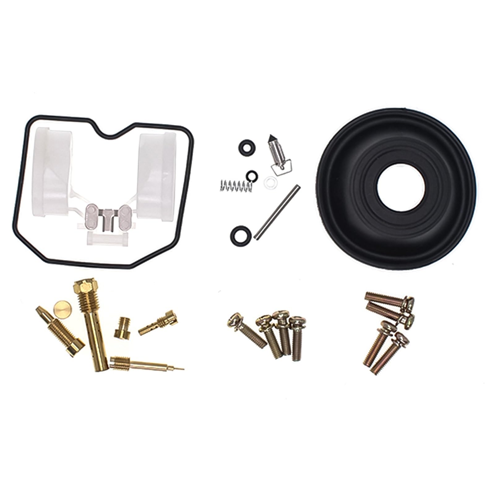 para Kawasaki para Ninja 500 500R EX500 GPZ500S 1987 1988 1989 1990 1991 1992 1993 1994 1995-2009 Kit De Reparación Carburador Juego Reconstrucción Diafragma Vacío