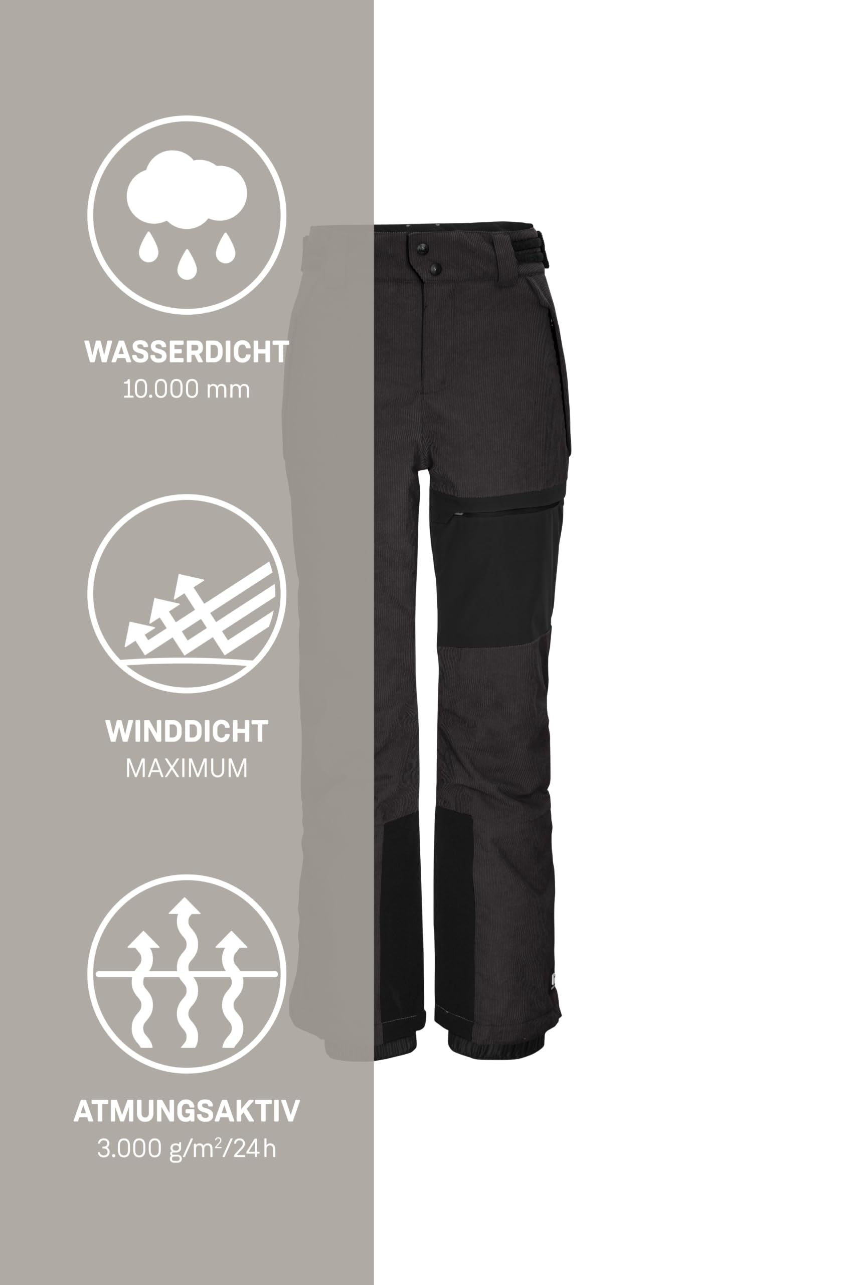 Killtec Jungen Skihose mit Kantenschutz KSW 207 Bys Ski Pnts
