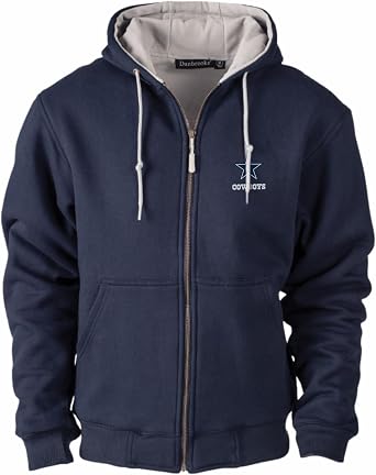 Dunbrooke Mens NFL Craftsman Thermal-Lined Full-Zip Hoodie