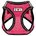 Pawtitas Pet Reflective Mesh Dog Harness, Step in or Vest Harness, Comfort Control, Training Walking of Your Puppy/Dog XXS Extra Extra Small Pink Dog Harness