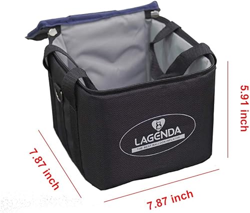 Miniatura 9 de B23 Lagenda - Bomba eléctrica portátil para globos, inflador de globos para fiesta, soplador de aire eléctrico con temporizador y batería para