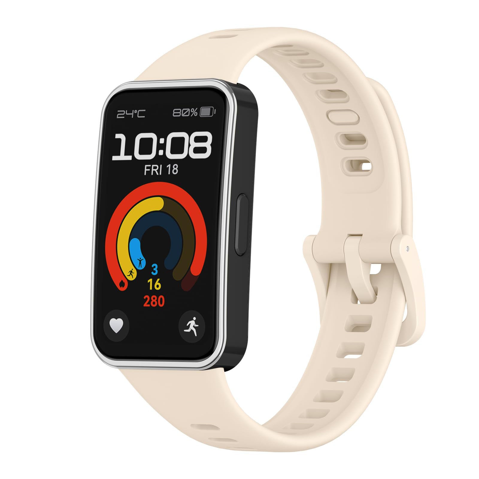 Soft Silicone Strap Compatible With Huawei Band 8，Huawei Band 9,Waterproof Breathable Adjustable Replacement Sport Bands for HUAWEI Band 8 & Band 9