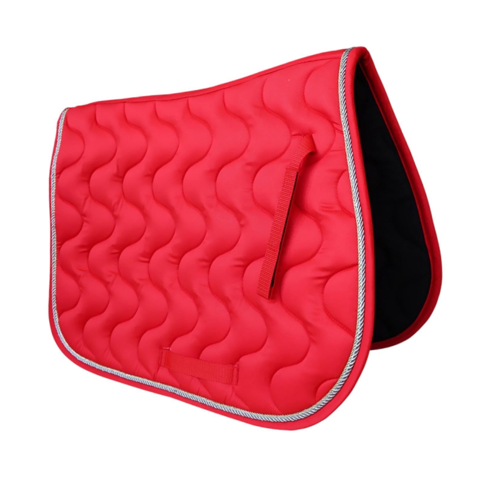 Saddle Pad Cojín Antideslizante para Silla de Montar Material Suave Y Cómodo Función de Absorción de Impactos Adecuado para Entrenamiento Salto