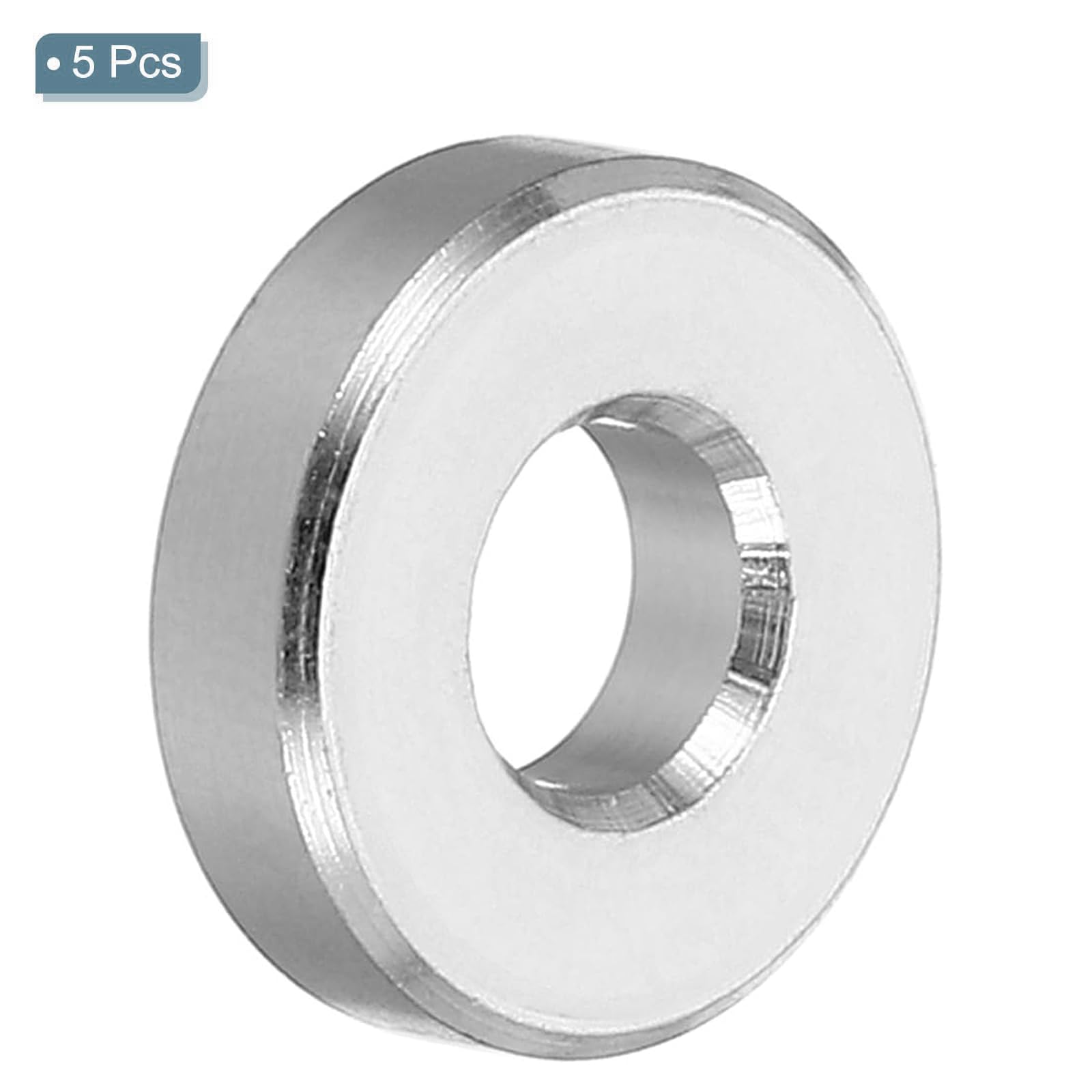 TOP-VIGOR 5Pcs M6 Aluminum Spacer, 6.2mm ID x 15mm OD x 4mm Length Metal Spacer - Image 3