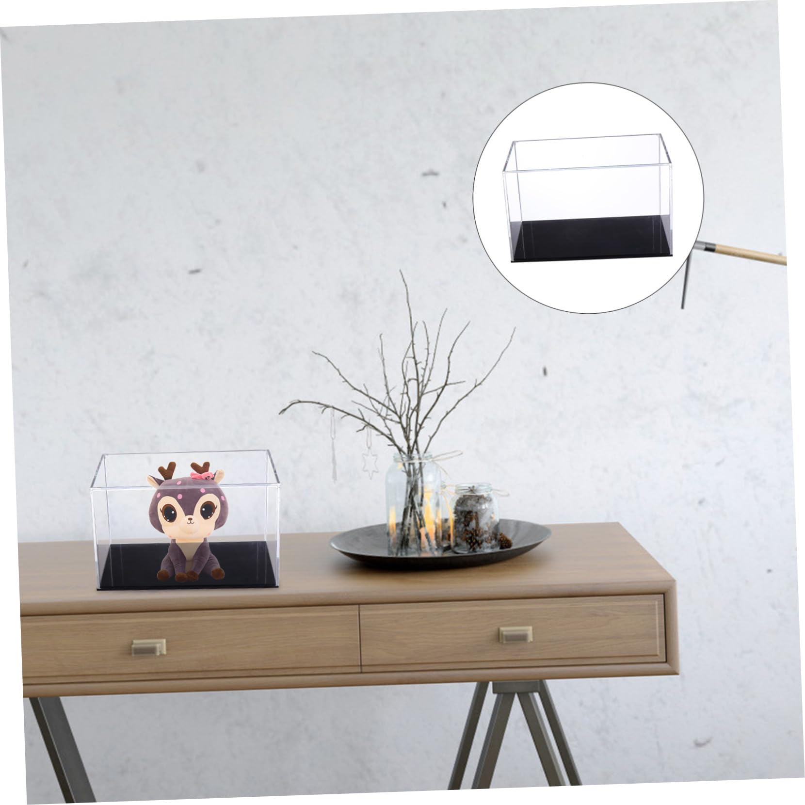 Acryl Displaybox Transparente Vitrine Horizontal für Figuren und Statuen