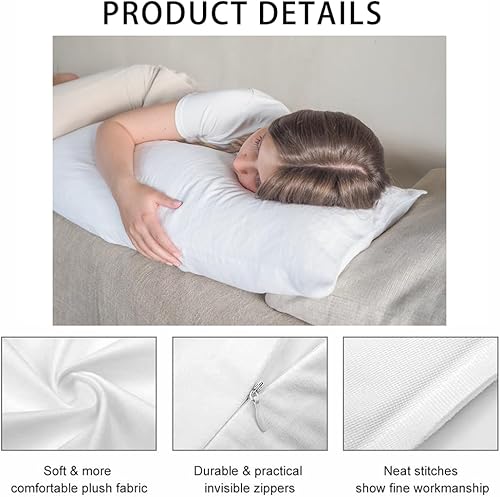 Miniatura 6 de MUAMCZFDC Arlecchino Anime Dakimakura - Funda de almohada corporal corta de felpa para abrazar, funda de almohada de 59 x 20 pulgadas, funda de