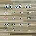 Googly Wiggle Eyes 1300 Pcs Wiggle Eyes Self Adhesive for Craft Sticker Multiple Colored Size for DIY Animal Creative Crafts Decorations