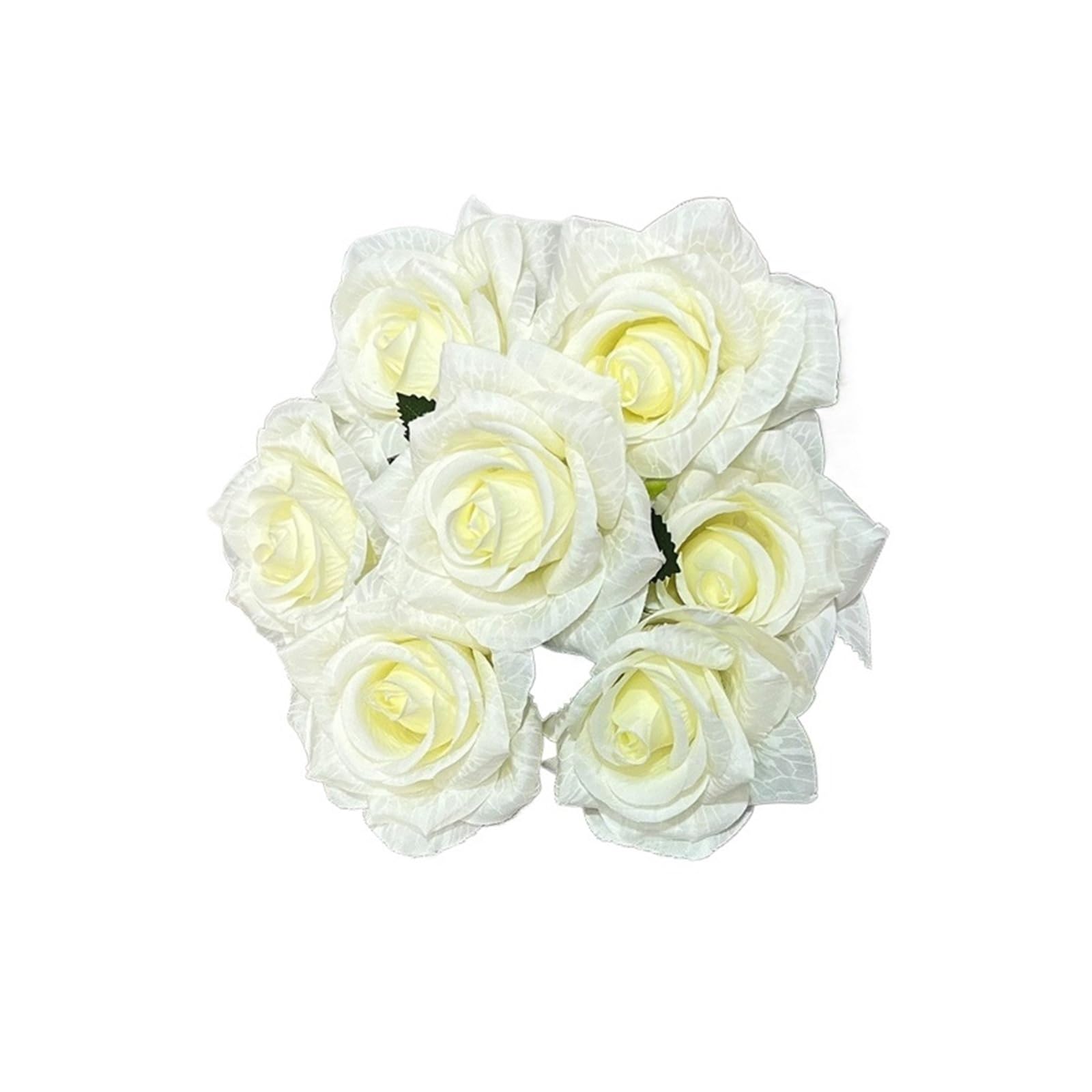 HamPaesk 2/5pcs Artificial Flowers Fake Hotel Decoration Simulation Bundle Flower Gift(White,5pcs)