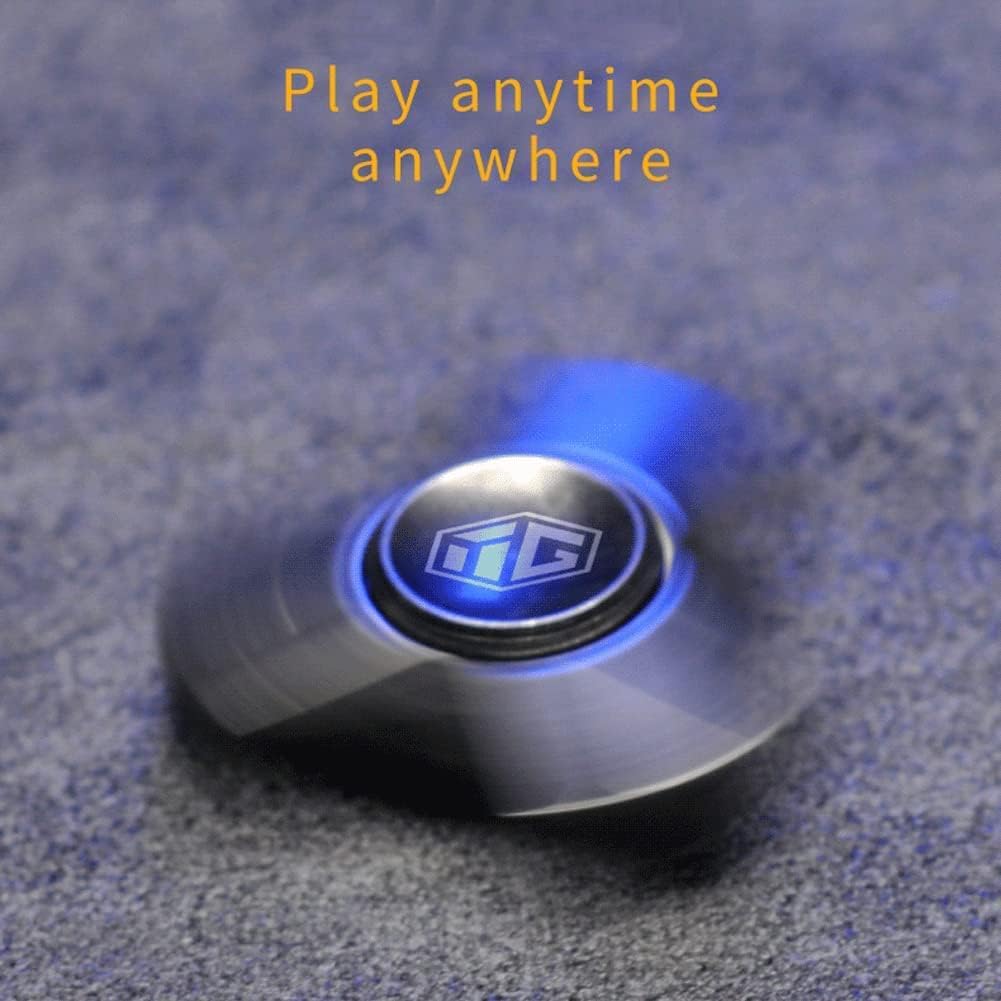 Fidgets Toy Metal Hand Spinner EDC Réducteur, Anti-anxiété Fidget Spinner Soulagement du Stress Sensoriel Tdah, Cadeaux pour Enfants/Adultes Cadeau De Saint Valentin