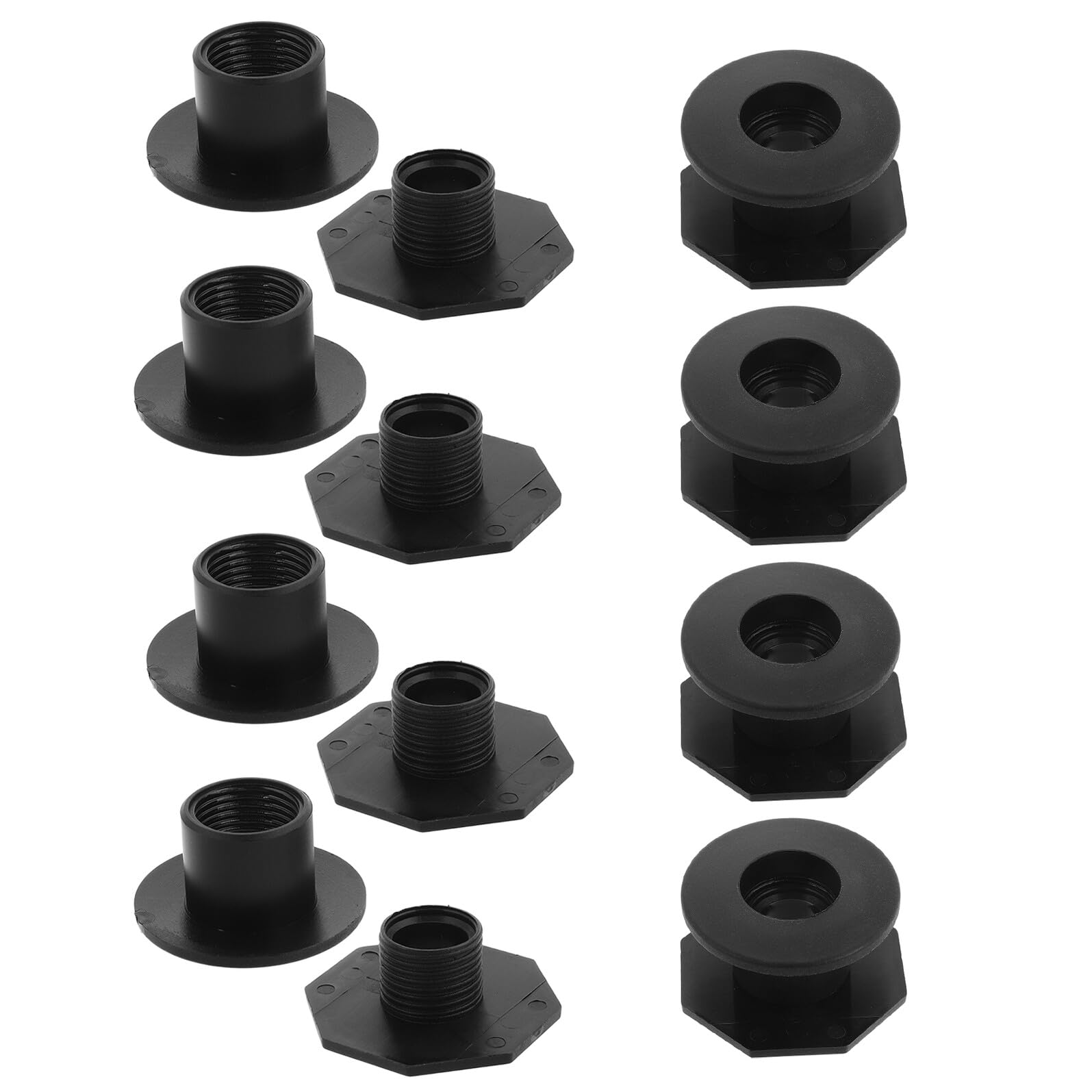 HANABASS 16 Pares Rodamientos para Futbolín con Accesorios Completos de Repuesto Masculinas y Femeninas Kit para Mesa de Fútbol de Compatibles Montaje Sencillo