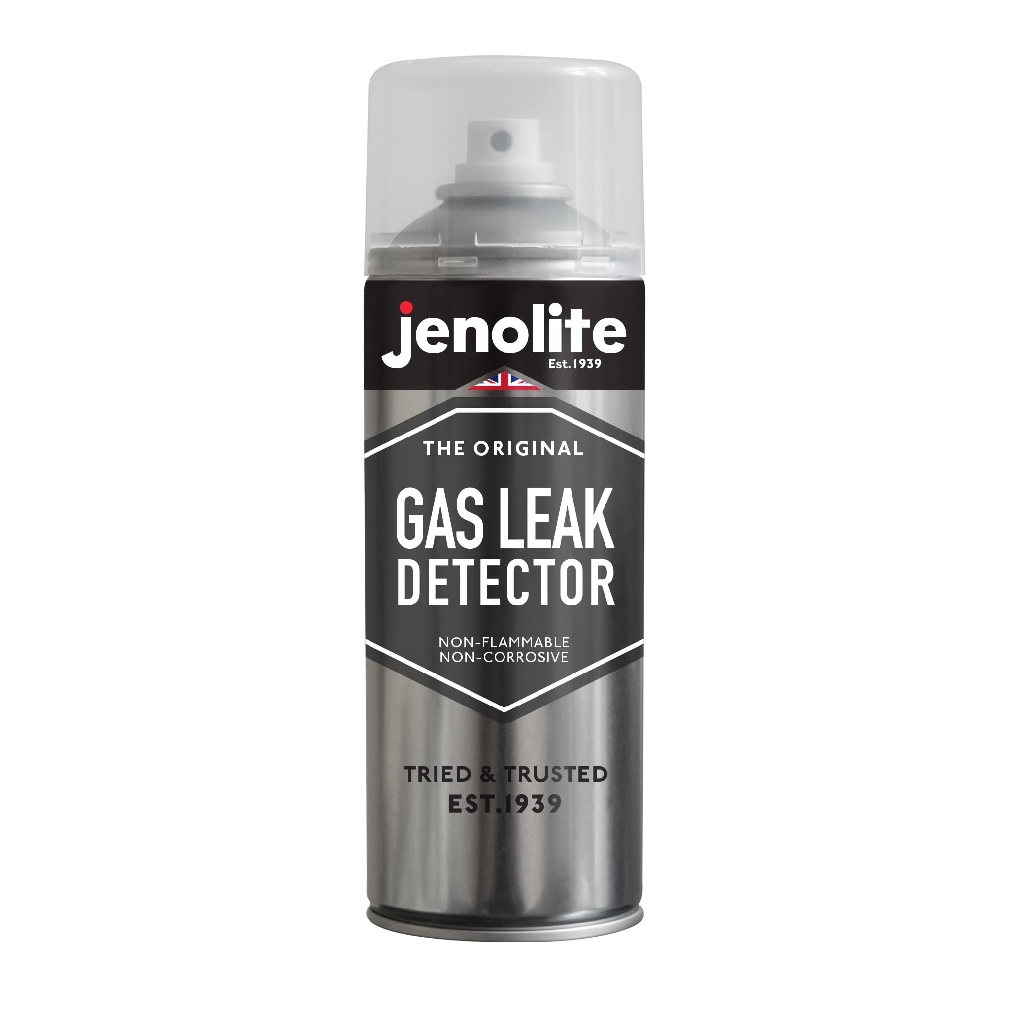 Jenolite Transparent Gas Leak Detector Spray | Non-Flammable & Non-Corrosive | 400Ml | Detect Leaks In Heating, Plumbing, Air Conditioning & More | Dvgw Certified