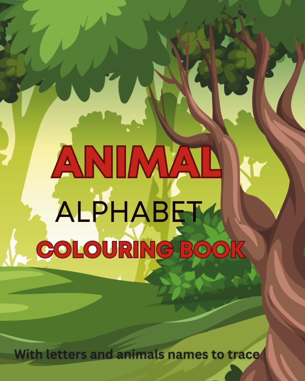 Animal Alphabet Colouring Book