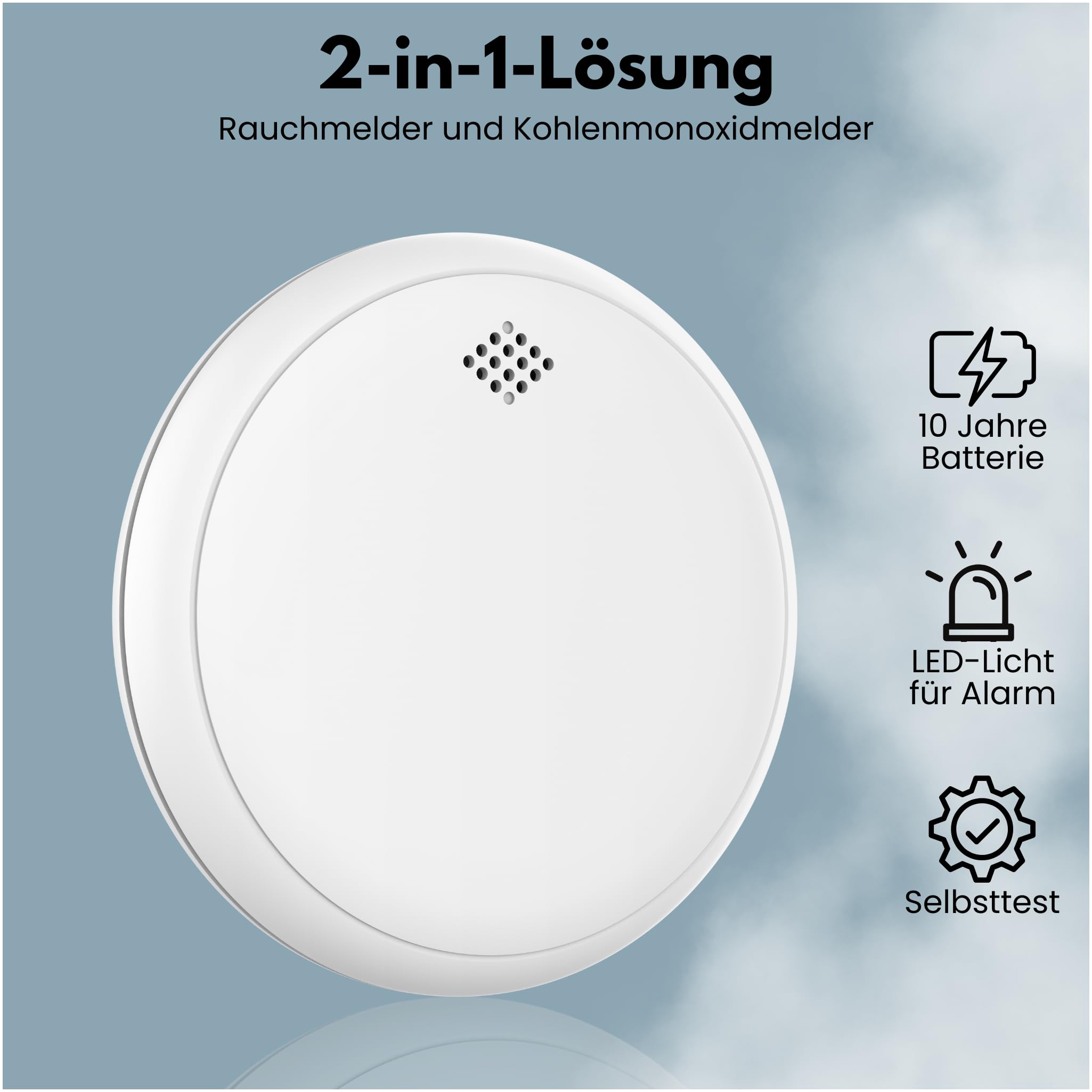 Aroha Safety Pro Rauchmelder und CO Melder Sleep Line 10 Jahre Batterie - 5