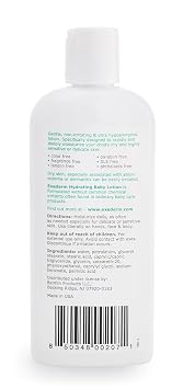 Exederm Baby Lotion, Hydrating for Eczema & Dermatitis Prone Skin, 8 Fl Oz, Ultra Sensitive Non-Irritating Baby Eczema Lotion, Soothing, Lightweight and Easy to Spread, Color, Fragrance & Paraben Free