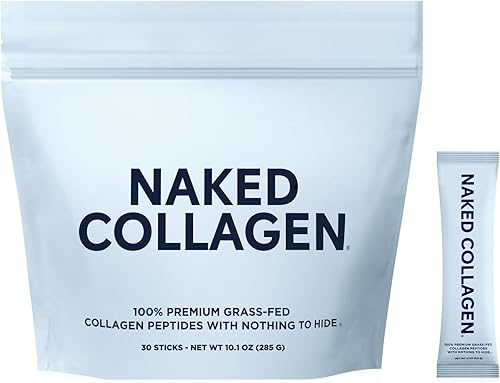 Miniatura 10 de NAKED Collagen Advanced - Proteína en polvo de péptidos, ácido hialurónico, vitamina C, suplemento de colágeno hidrolizado alimentado con pasto